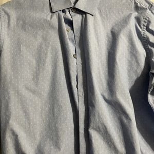 Kenneth Cole 16 1/2 32/33 men’s dress shirt large blue